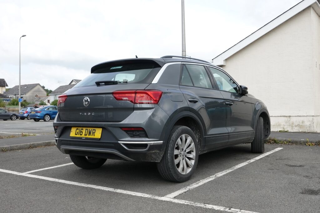 a grey TROC parked up